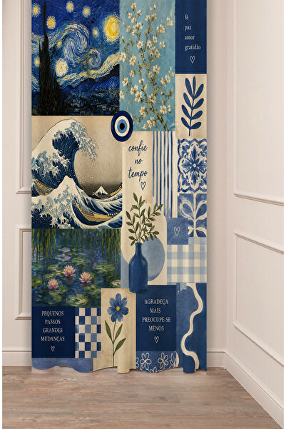 GREENDECOR Van Gogh "Starry Night" "Sunflower" Hokusai "The Great Wave" Monet...