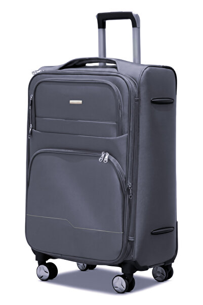 ZAAPPY Prestige Premium Nylon Expandable Medium Checked 24 Inch (20-25kg) Lug...