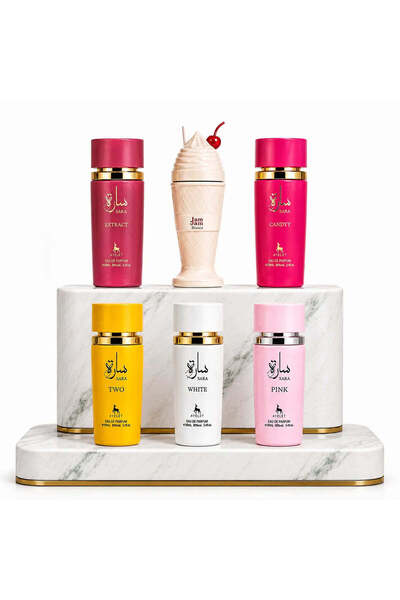Ayelet SET 6 - Jam Jam Bianco + Sara (Extract + Bomboane + Two + Alb + Roz)
