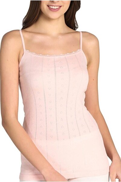 Zulu Ticaret Tutku-Women's Jacquard Strap Tank Top 6 Pack 8050Mdm