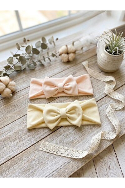 Bebila Baby Baby Girl Bandana Set of 2 Mevlütlük Photo Shoot Gift Hair Band N...
