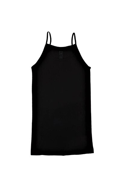 Zulu Ticaret Tutku-Women's Black Strapless Tank Top 4 Pieces