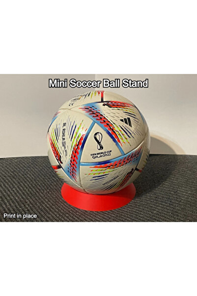 LOEN DESIGN Mini Futbol Topu Standı Masaüstü Dekoratif Spor Aksesuarı
