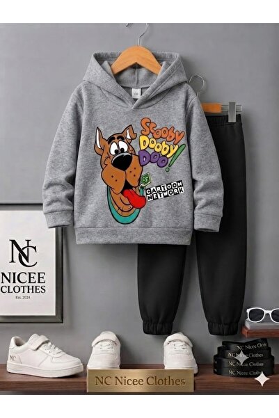 NC Nicee Clothes Children's Tracksuit Set Unisex (Sukubi Printed Winter Colle...