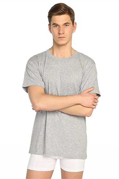 Zulu Ticaret Tutku-Men's 2-Piece Colorful Crew Neck Undershirt Mrt1008G2