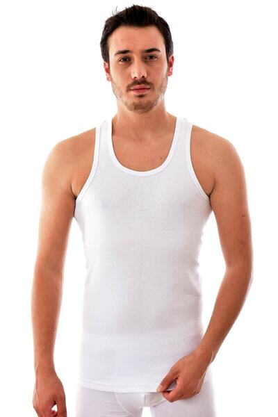 Zulu Ticaret Pack of 3 White Sports Tank Tops