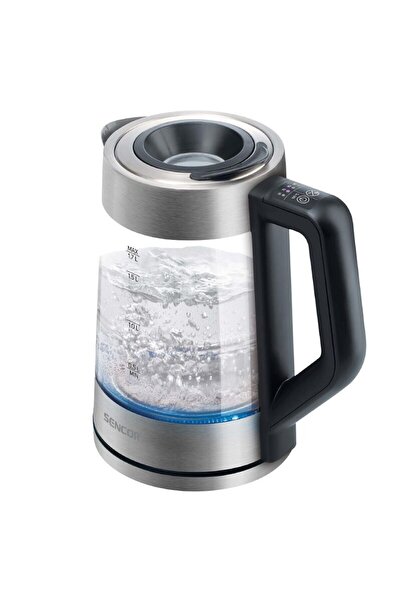 Sencor Fierbator electric fără fir, sticlă și inox 1.7l, putere 2200 W, cană ...