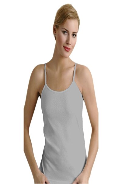 Zulu Ticaret Tutku-100% Cotton Colored Rope Strap Undershirt Black-Grey-Red