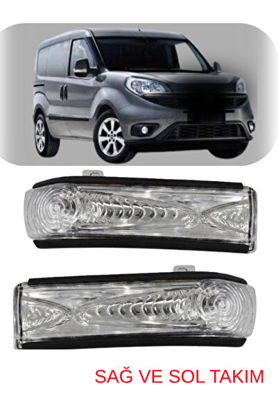 PARMERTAŞ OTOMOTİV Fiat Doblo 3 Ayna Sinyal Lambası Sağ Sol Takım 2010-2016 D...