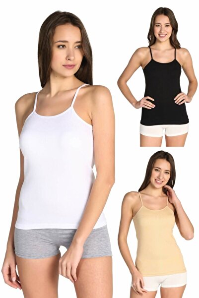 Zulu Ticaret Multi-Colored Rope Strap Ribana 6-Pack Undershirt (0135)