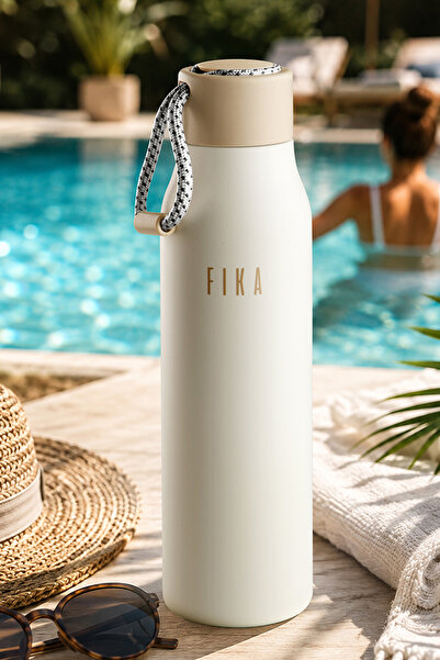 NEOFLAM Fika Rento Leak-Proof Screw Cap Wide Mouth Easy-To-Transport Steel Th...