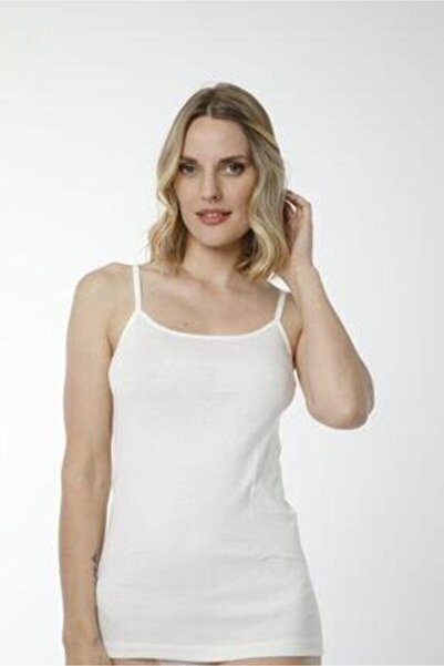 Zulu Ticaret Tutku-Women's Ribbed Strap Tank Top
