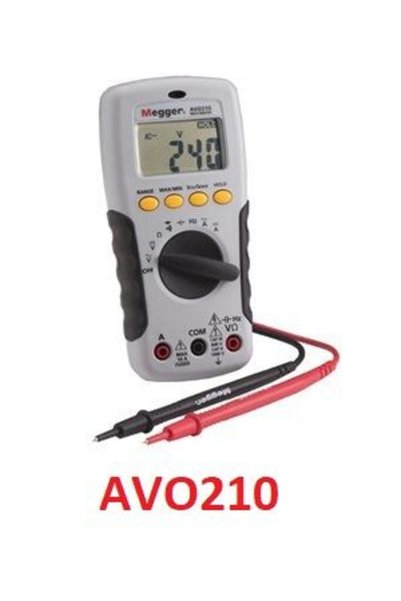 MEGGER AVO210 2000 Count 1000V DC 750V AC El tipi Multimetre 1006-969