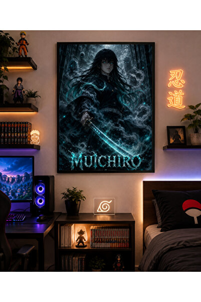 Miutic Print Studio Tablou Anime Demon Slayer – Muichiro Tokito, Stâlpul Ceți...