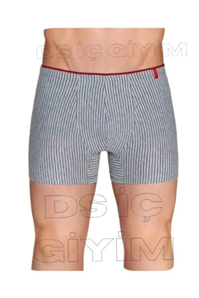 Berrak 4433 Men's Striped Sport Boxer Single Piece