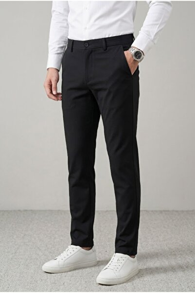 ElitWear Erkek Slim Fit Likralı Casual Kumaş Pantolon