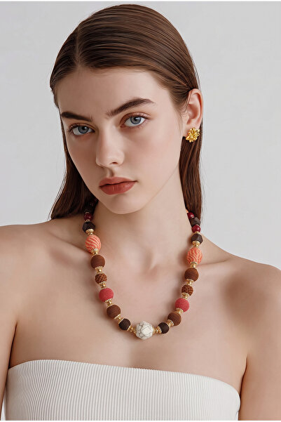 Koton Bead Detailed Dangle Necklace