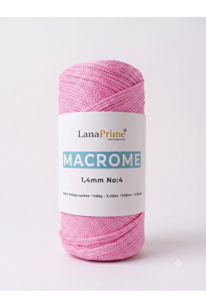Lanaprime Fir de tricotat macrame (1,4mm) 230m. Sfoară pentru saci 200 gr pol...