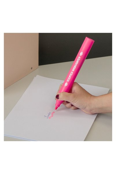 OEM Evidențiator pentru școală, birou și notițe, roz, 23cm – caiete și cărți