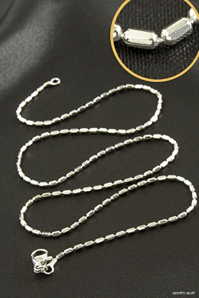 ZERO LAND Spt-Gld Xuping Oval Top Steel Necklace Large 45 cm (233720) Silver ...