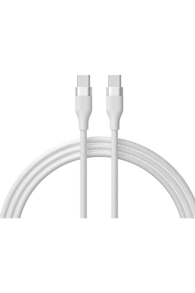 GENERAL كيبل مضفر USB-C إلى USB-C بقدرة 100 واط، سلك شحن سريع ونقل بيانات مع ...