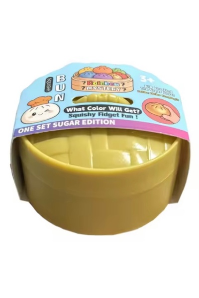 Generic Brand Dumpling Shape Squeeze Toy with Air Bubbles, Slow Rising Bounce...