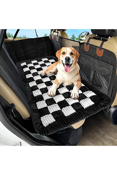 GENERAL Dog Car Mat, Anti-Slip Car Seat Cover for Back Seat Inflatable Dog Be...