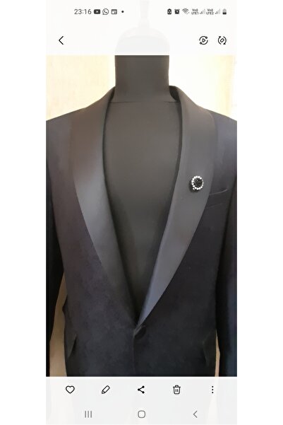 YAĞMUR SANAT TASARIM DAMAT TEK ŞAL YAKA ve YAKA ÇİÇEĞİ