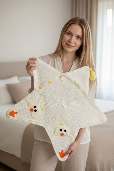 tce the charme elegant Hand-Knitted Special Design Star-Shaped Baby Romper