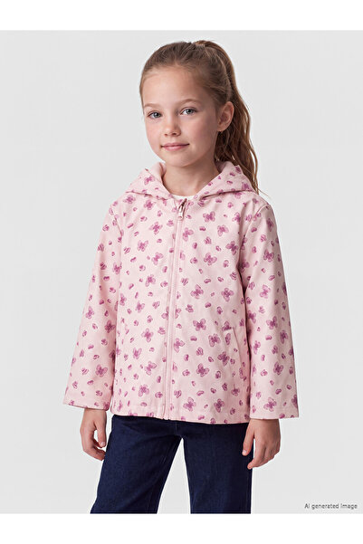 LC Waikiki Hooded girl's raincoat