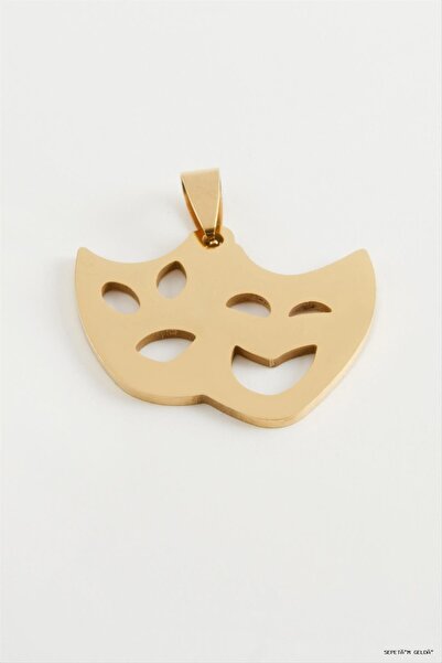 ZERO LAND Spt-Gld Steel Pendant 3 (04016) cm Yellow
