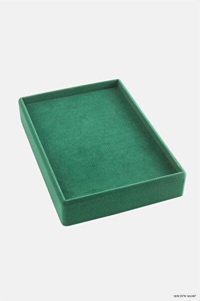 ZERO LAND Spt-Gld Anfora Fabric Bracelet Stand (03021) 17X24 Green