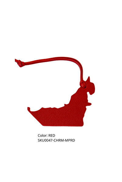 miima UAE Map Charm- Red