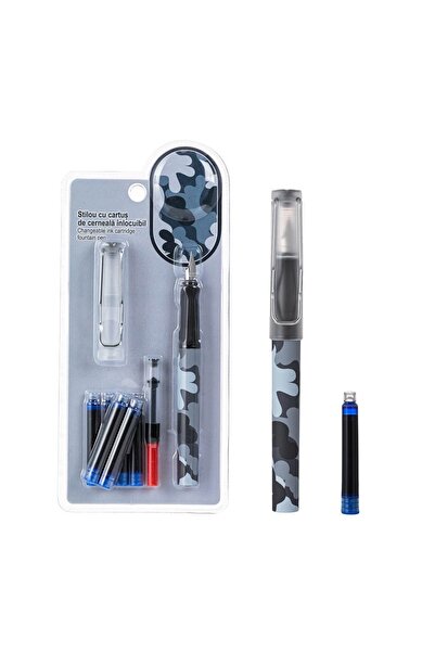 OEM Set rezerve cerneală pentru stilou, 6 bucăți, albastru – cerneală albastr...