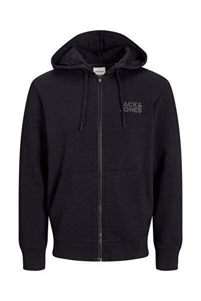 Jack & Jones Мъжка суитшърт с качулка и цип с лого на Jack Jones Corp 12265177