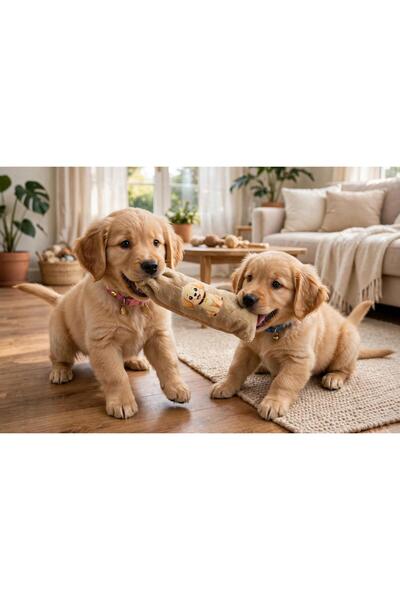 ozlıkaa Cat Dog Rustling Sound Toy Velvet Pet Play Toy