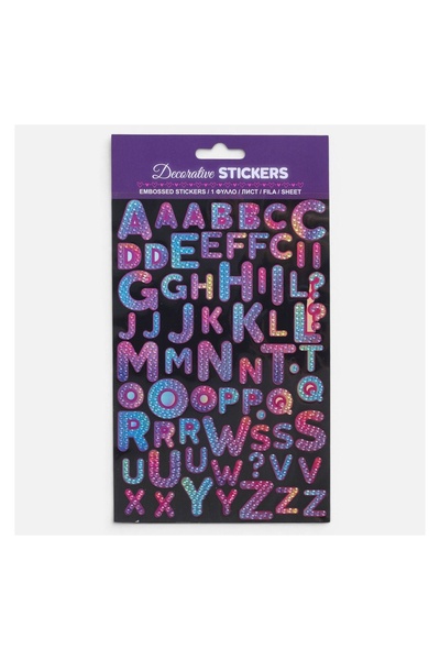 OEM Set autocolante alfabet pentru copii, 66 bucăți/file – alfabet, autocolante