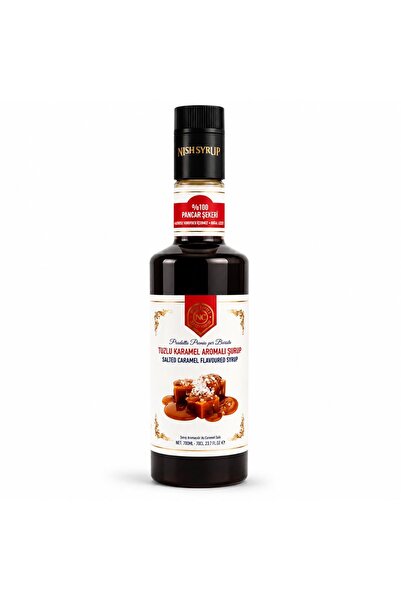 Nish Coffee Tuzlu Karamel Aromalı Şurup 700 ML - Pet Şişe