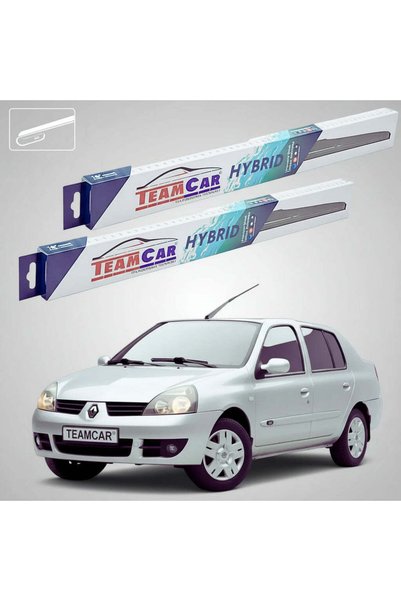 TEAMCAR Windshield wipers Renault Thalia I Sedan 1999-2007 | Front Set Hybrid...
