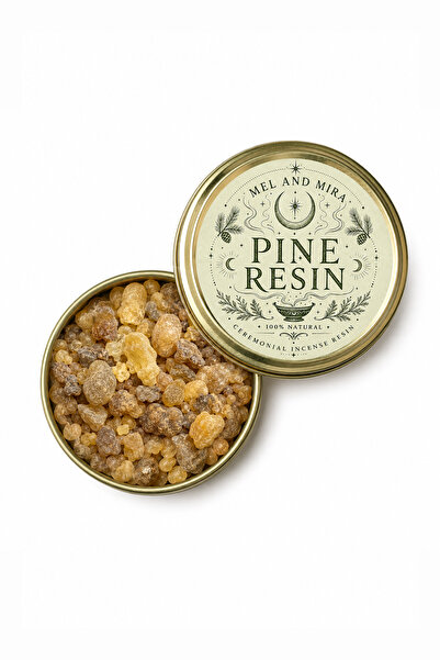Mel and Mira Doğal Çam Reçinesi Tütsüsü 25g | Ceremonial Incense Pine Resin |...