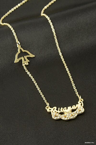 ZERO LAND Zngzrmll Bitanem Written Infinity Luck (24627) Necklace Yellow