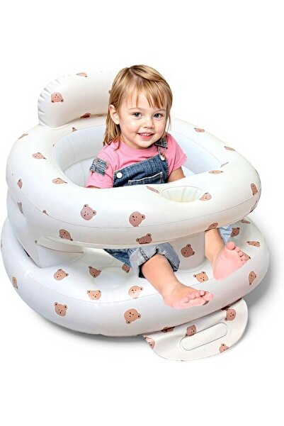UANDME Baby Inflatable Seat with Tray, Inflatable Baby Chair for Babies 3 Mon...
