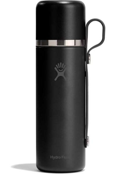 Hydro Flask زجاجة حرارية معزولة مع كوب من هايدرو فلاسك، أخضر باهت (Agave)، 80...