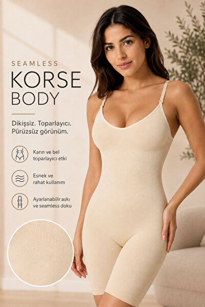 nisaNCa Full-Length Corset Non-Marking Firming Belly, Abdomen, Waist, Hips an...