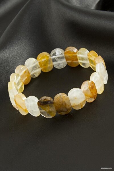 ZERO LAND Zngzrmll Oval Cut Agate Natural Stone (31126) Bracelet Brown