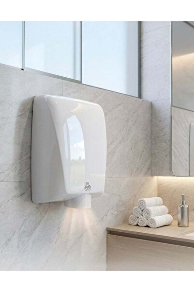 Generic High-speed automatic hand dryer - Modern white design for hotels and ...
