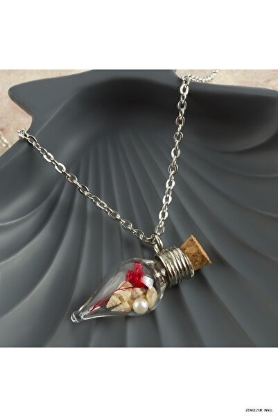 ZERO LAND Zngzrmll Flower Fanus Vivid Pendant (32300) Silver Color