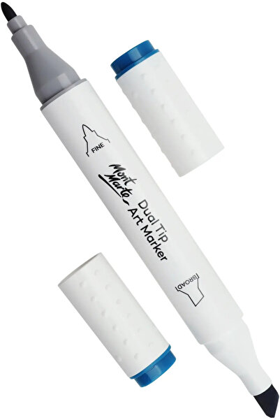 Mont Marte Premium Double-Ended Art Markers Set of 6 – Fresh and Pastel Colors