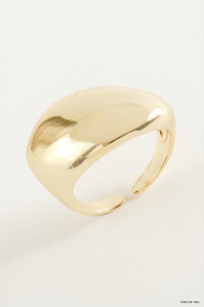 ZERO LAND Zngzrmll Oval Metal (41937) Ring Yellow