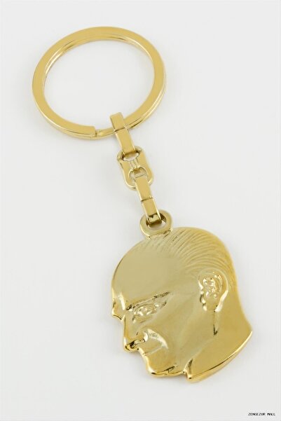 ZERO LAND Zngzrmll Ataturk Metal (40119) Keychain Yellow